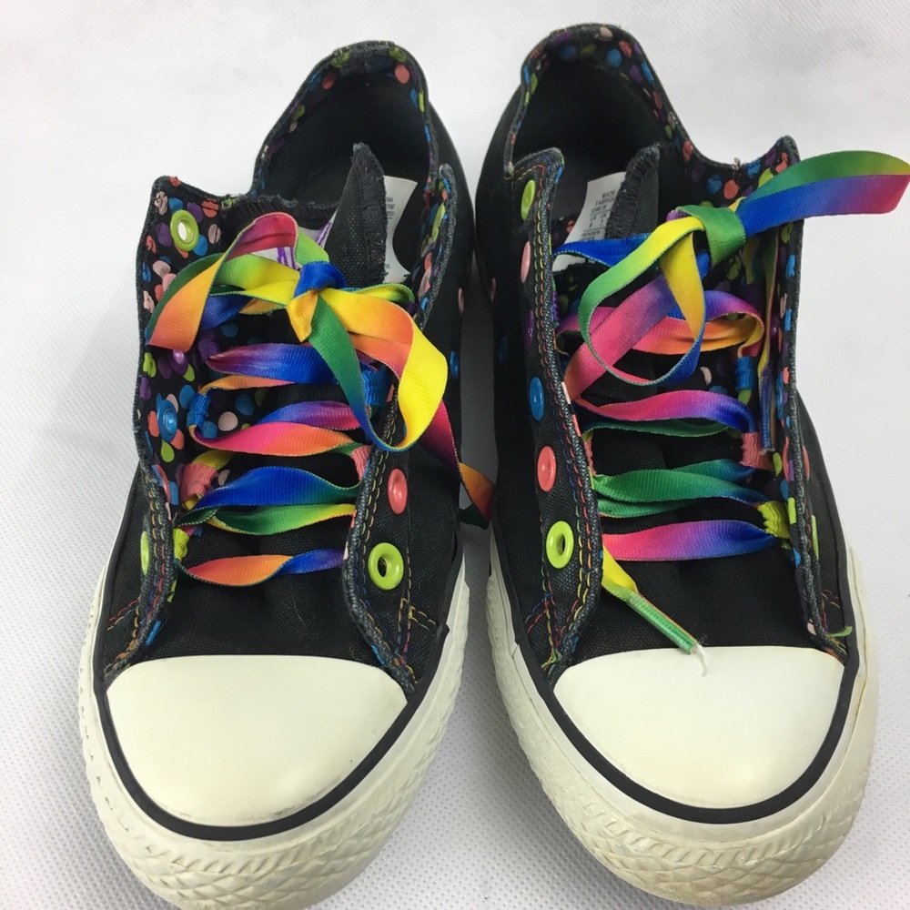 Converse All-Start Black Colored Eyelet Polka Dot